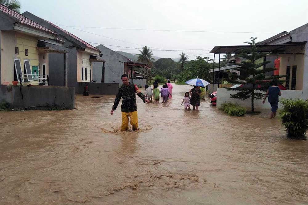  Banjir Rendam Tiga Kecamatan di Sulawesi Tenggara