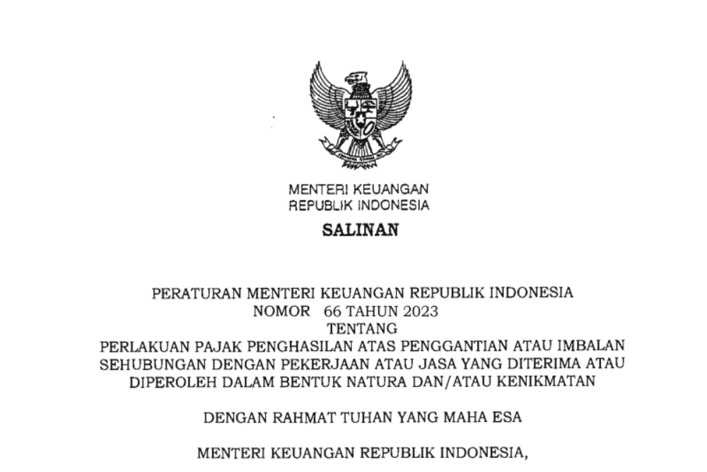 Aturan Pajak Natura Terbit, Ini Rincian Fasilitas Kantor Yang Tak Kena PPh