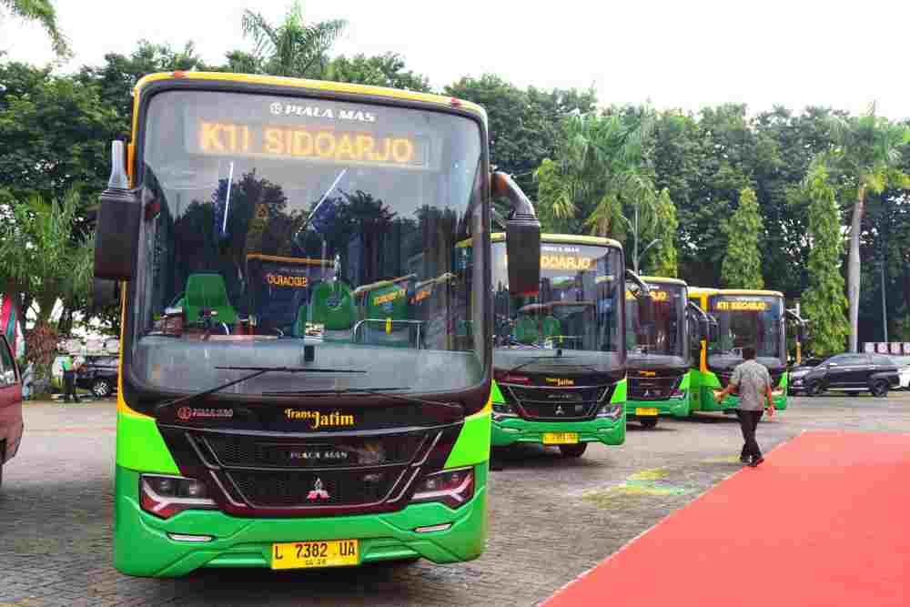  Pembangunan Halte Bus Trans Jatim Koridor II Segera Rampung