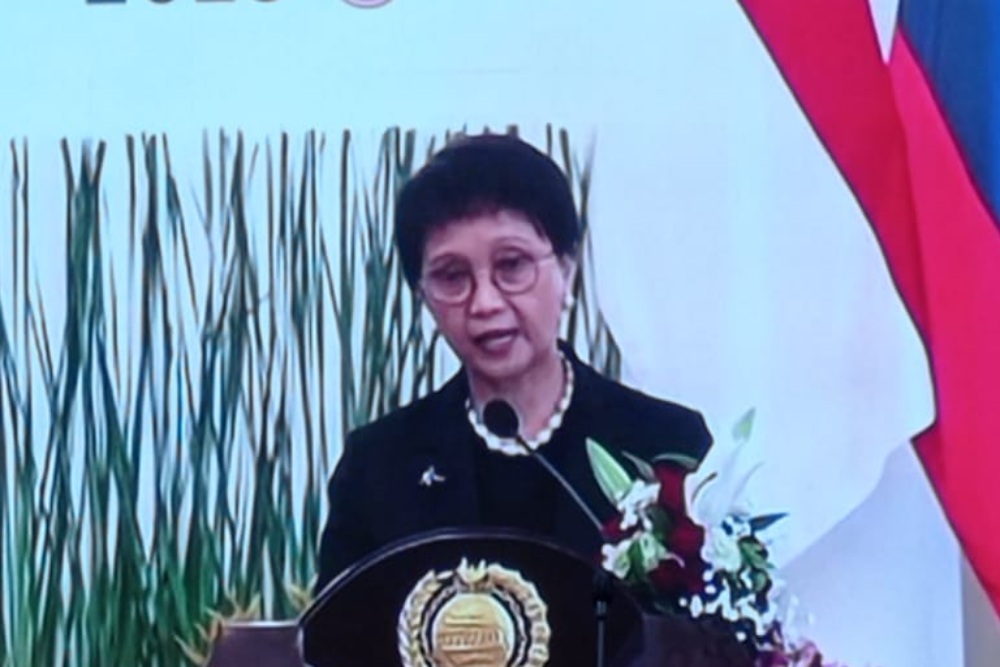Menteri Luar Negeri (Menlu) RI Retno Marsudi menyatakan bahwa pertemuannya dengan Menteri Luar Negeri Luksemburg Jean Asselborn pada Kamis (25/5/2023) membahas isu regional. JIBI/Bisnis- Erta Darnawati