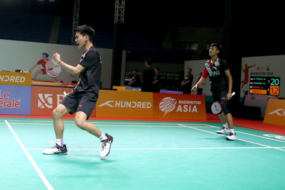 Ganda putra Muhammad Al Farizi/Nikolaus Joaquin lolos ke BNI Badminton Asia Junior Championships (AJC) 2023/PBSI