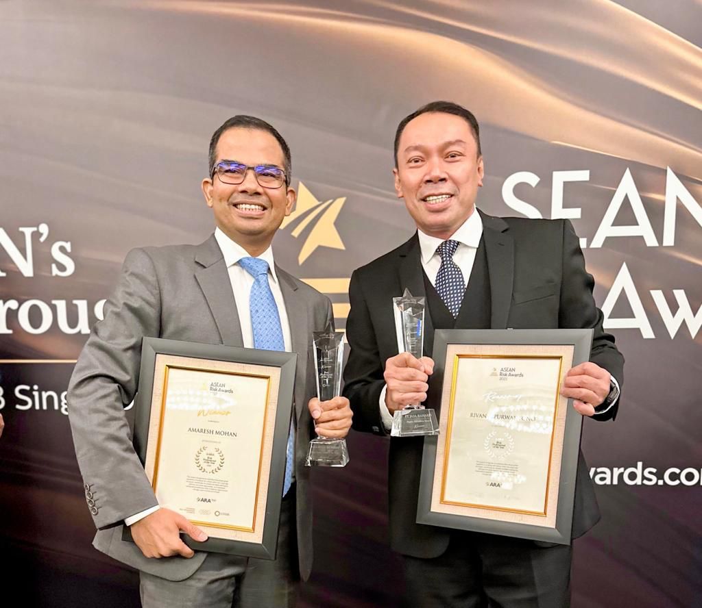  Rivan A. Purwantono Masuk Jajaran Terbaik di ASEAN Risk Awards 2023