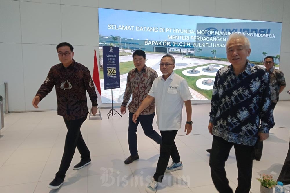  Kunjungi Pabrik Hyundai, Mendag: RI Bisa Jadi Eksportir Mobil Listrik