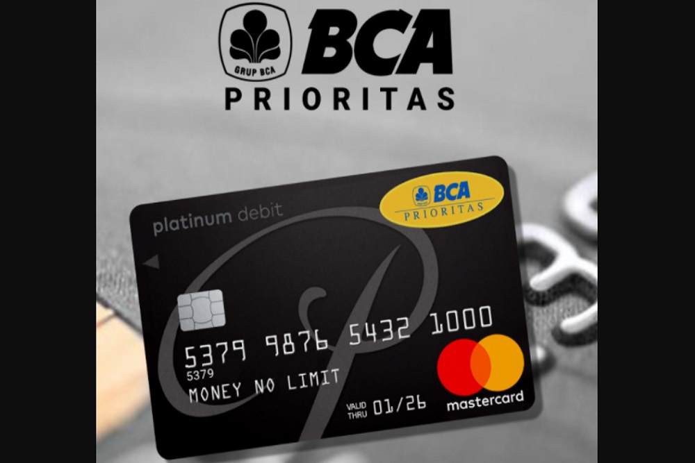 Ilustrasi kartu ATM BCA Prioritas/CekPremi