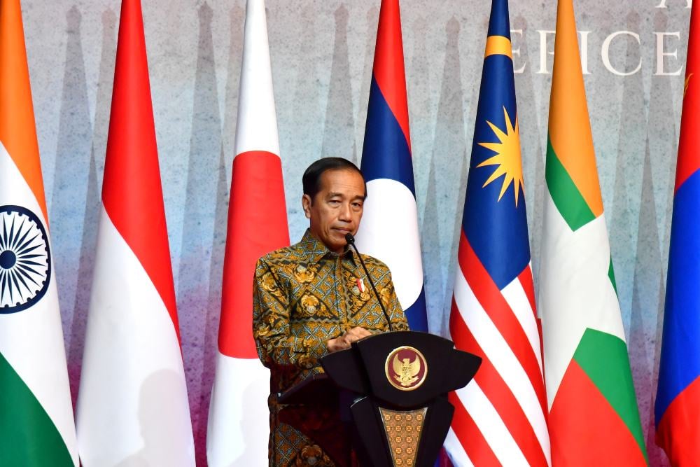 Jokowi welcomes foreign ministers, stresses ASEAN should not be a playing field