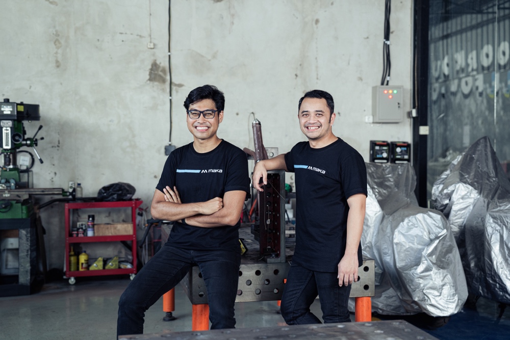 (Ki-Ka) MAKA Motors Founder & Chief Executive Officer Raditya Wibowo; MAKA Motors Co-Founder & Chief Technology Officer Arief Fadillah/Dok. MAKA