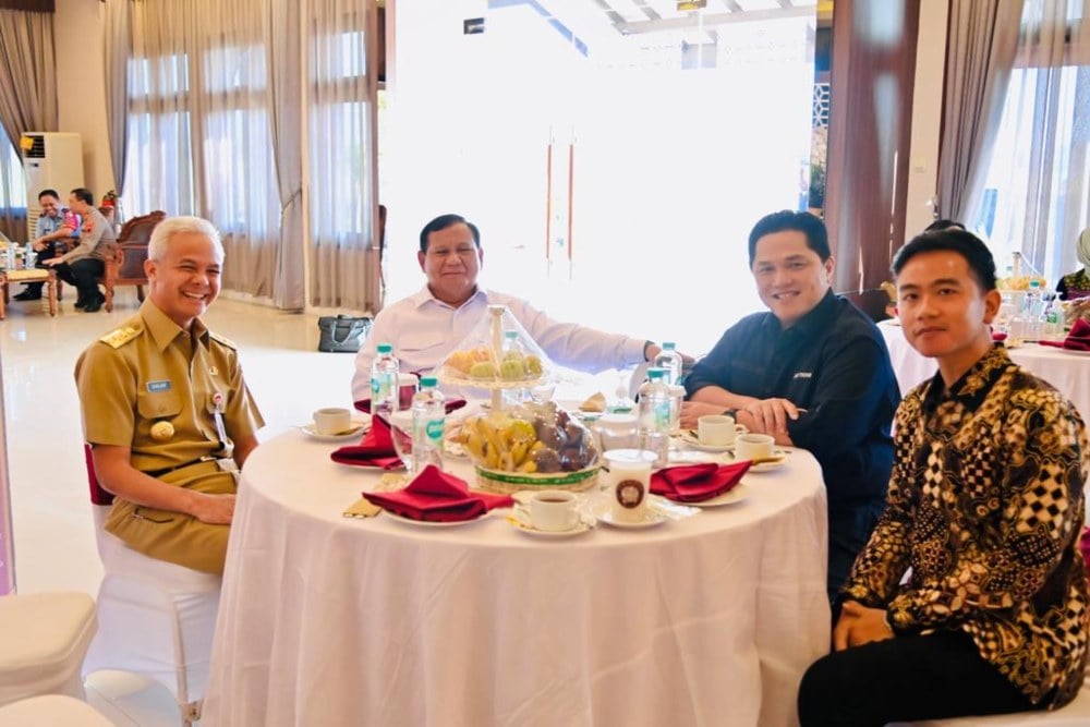  Beredar Foto Sarapan dengan Erick, Prabowo dan Ganjar, Begini Penjelasan Gibran