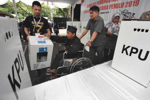  Pemilih Disabilitas di Sulsel 53.751 Orang, Ini Kata KPU