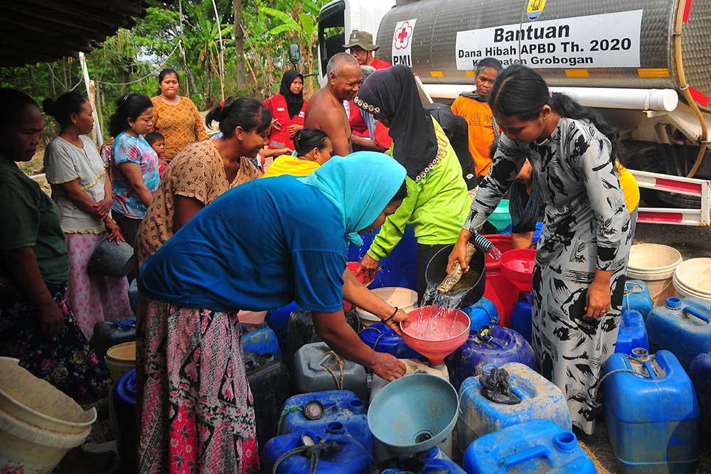  Krisis Air Bersih Terjadi di Grobogan Jawa Tengah