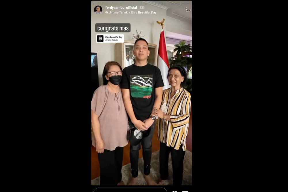  Beredar Foto Anak Ferdy Sambo Diberi Ucapan Selamat, Brata Lolos Akpol?