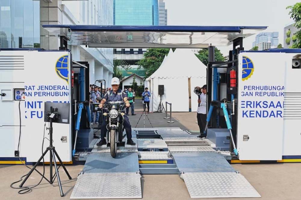  Kemenhub Bikin Layanan Uji Motor Listrik Konversi Keliling