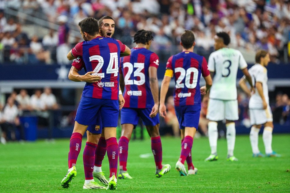  Barcelona Gebuk 3-0 Real Madrid dalam El Clasico di Laga Uji Coba