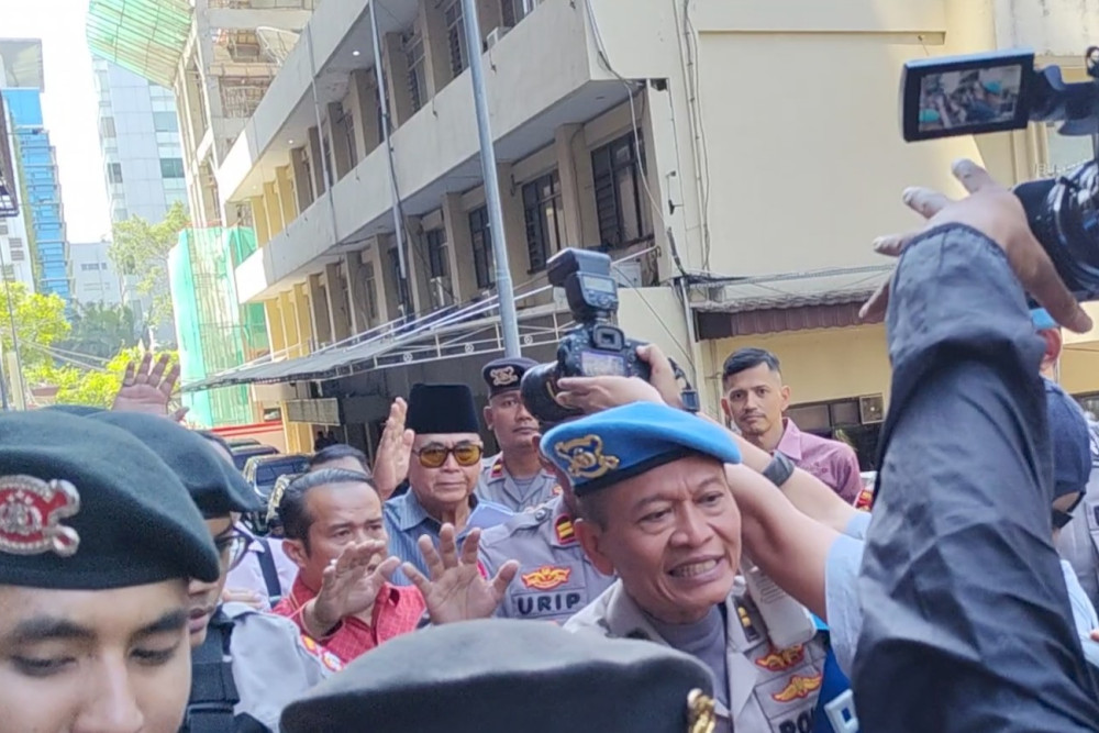  Penampakan Panji Gumilang saat Penuhi Panggilan Bareskrim Polri