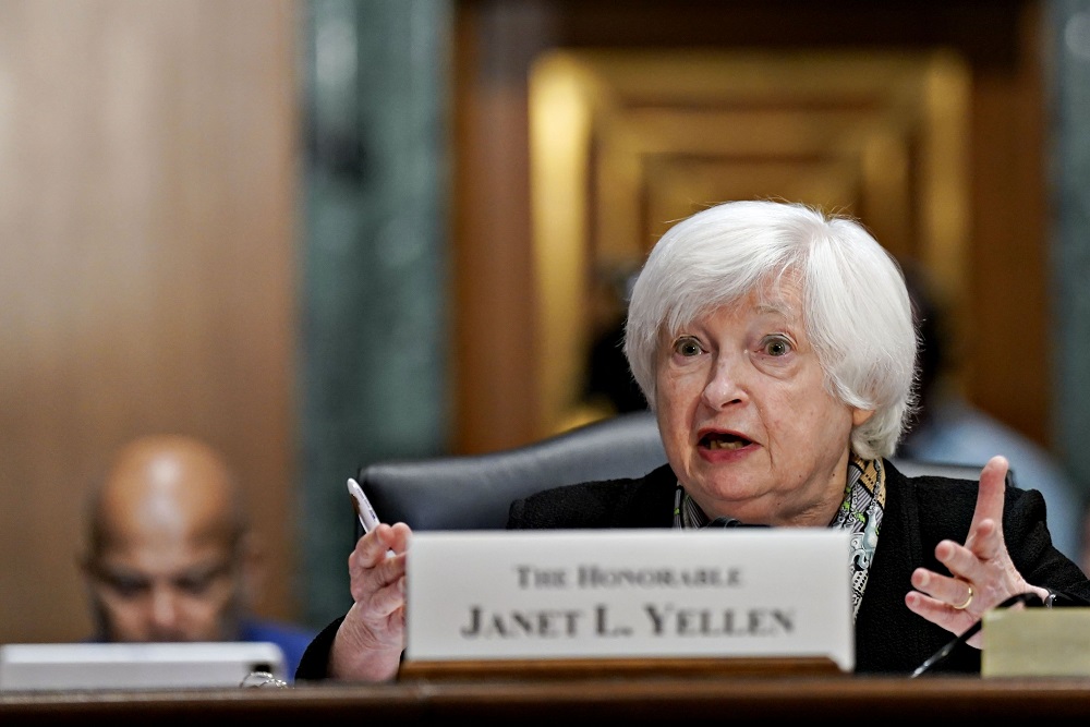  Menkeu Janet Yellen Cs Protes Fitch Turunkan Peringkat Kredit AS jadi AA+