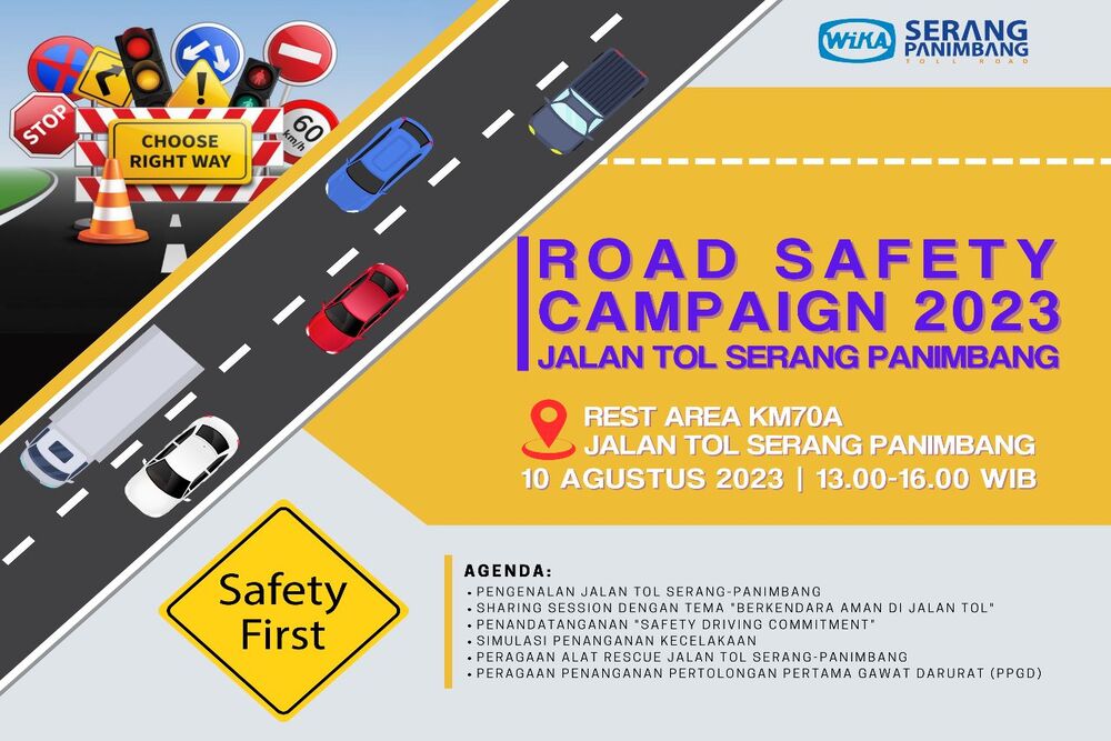  Road Safety Campaign Jalan Tol Serang Panimbang 2023