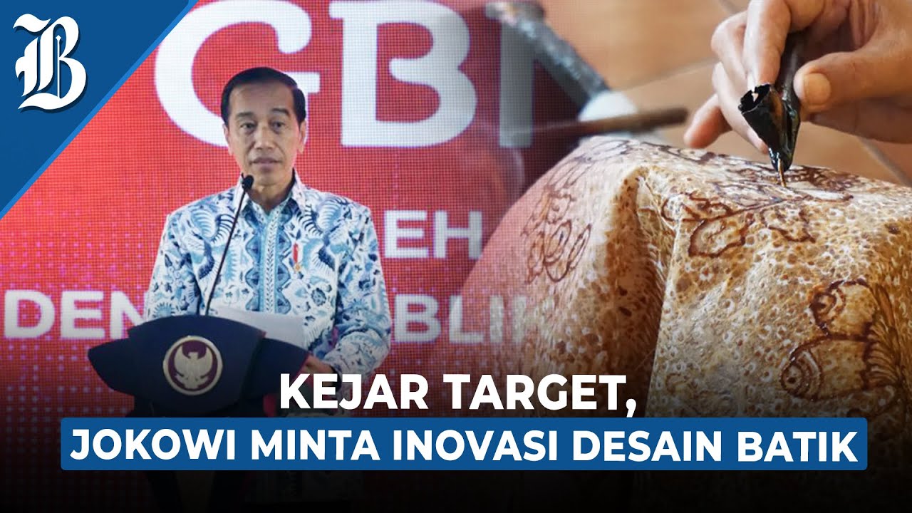  Jokowi Yakin Target Ekspor Batik Bisa Tembus US$100 Juta pada 2023