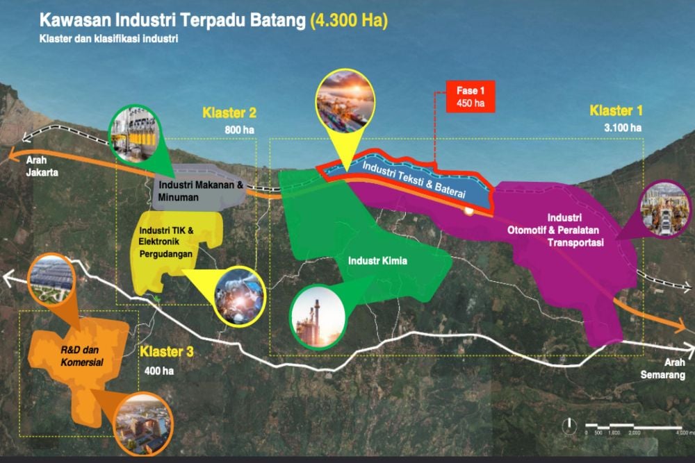  Pembangunan Kawasan Industri Batang Telan Anggaran Rp2,8 Triliun, Rampung Tahun Ini