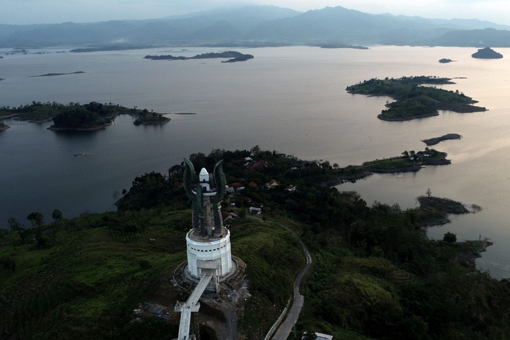  Menara Kujang Sapasang Bakal Diresmikan Ridwan Kamil 13 Agustus 2023