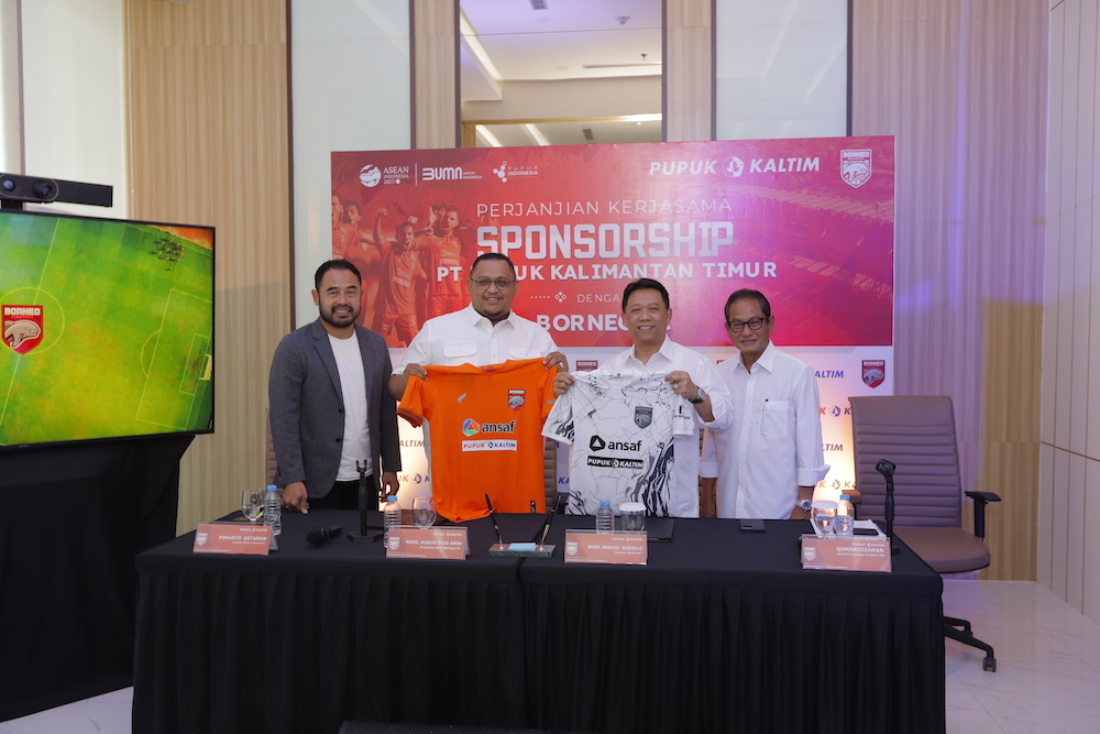  Untuk Kedua Kalinya, Pupuk Kaltim jadi Sponsor Tim Borneo FC di Liga 1 2023/2024
