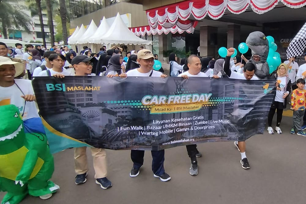  Selenggarakan Fun Walk, BSI Maslahat Harap Bisa Tingkatkan Gaya Hidup Sehat Masyarakat