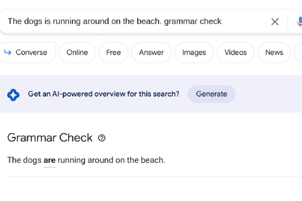  Mesin Pencari Google Kini Bisa untuk Cek Grammar, Begini Caranya