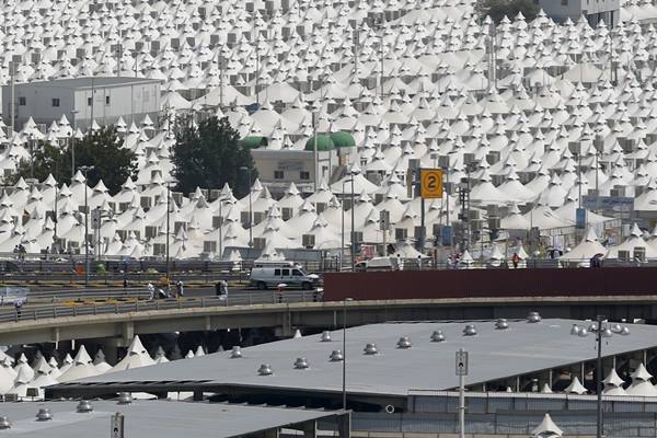 Kamp jemaah haji di Mina, Arab Saudi/Reuters