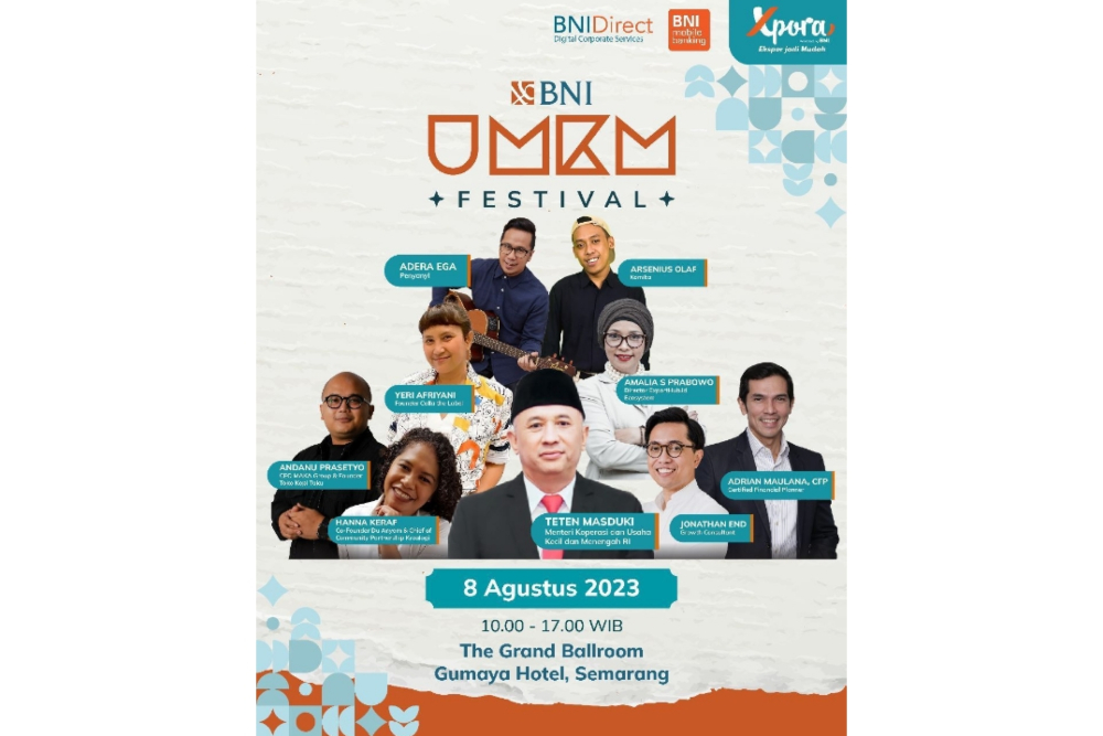  BNI UMKM Festival, Bangkitkan Pemulihan Ekonomi UMKM usai Pandemi