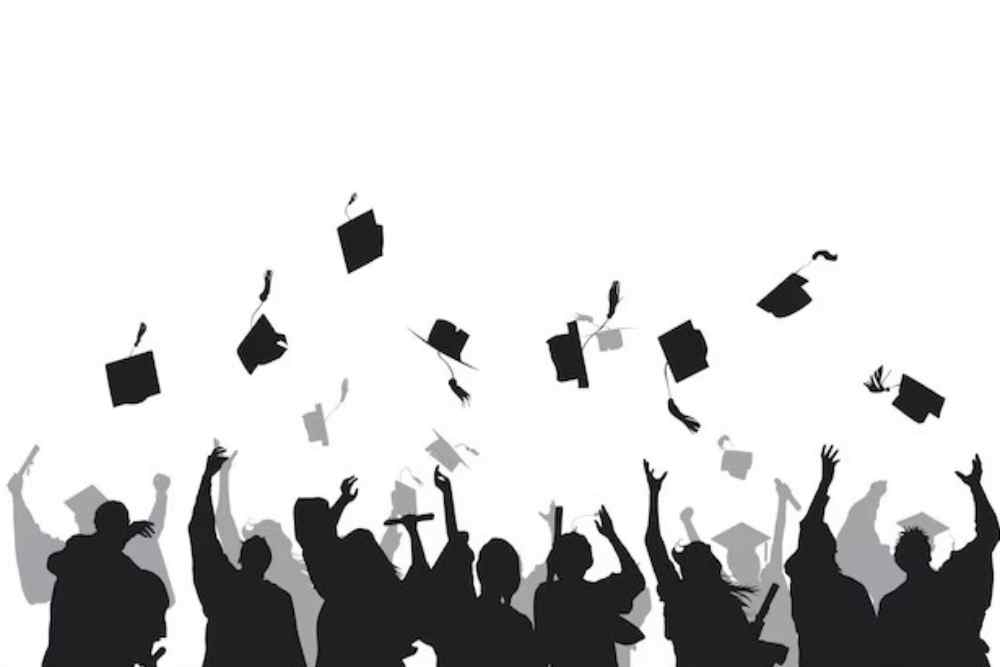 Ilustrasi wisuda mahasiswa / freepik 