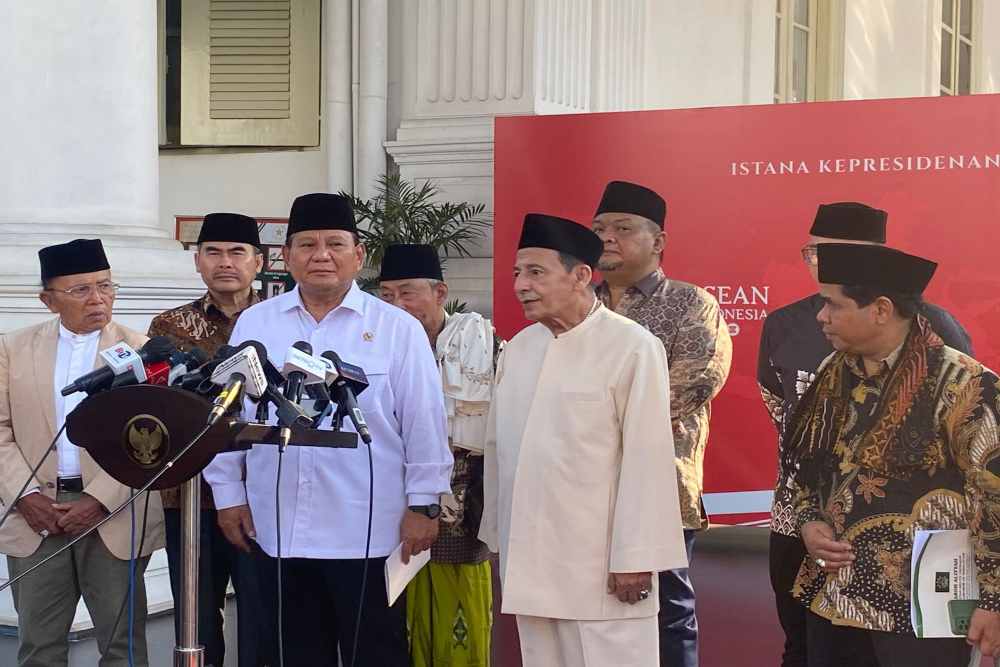 Prabowo dan Habib Lutfi Menghadap Jokowi di Istana, Ini yang Dibahas / BISNIS - Akbar Evandio