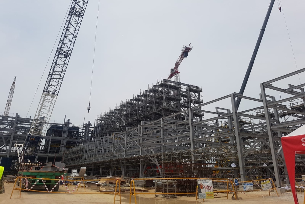  Pembangunan Smelter Freeport Gresik Sudah Capai 74,07 Persen