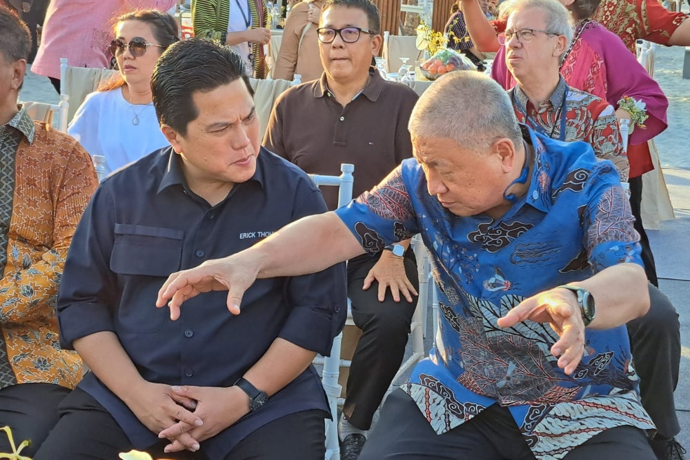  Erick Thohir Resmikan Proyek Properti Aguan di PIK 2