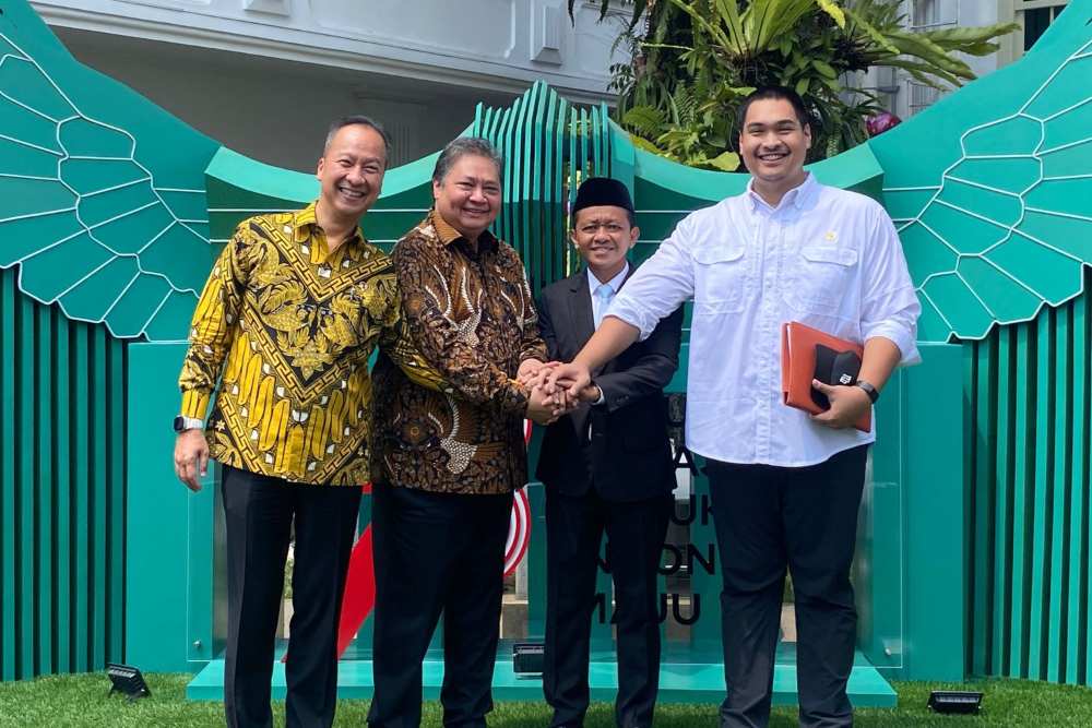  Momen Empat Menteri Golkar di Kabinet Jokowi Berfoto Konsolidasi