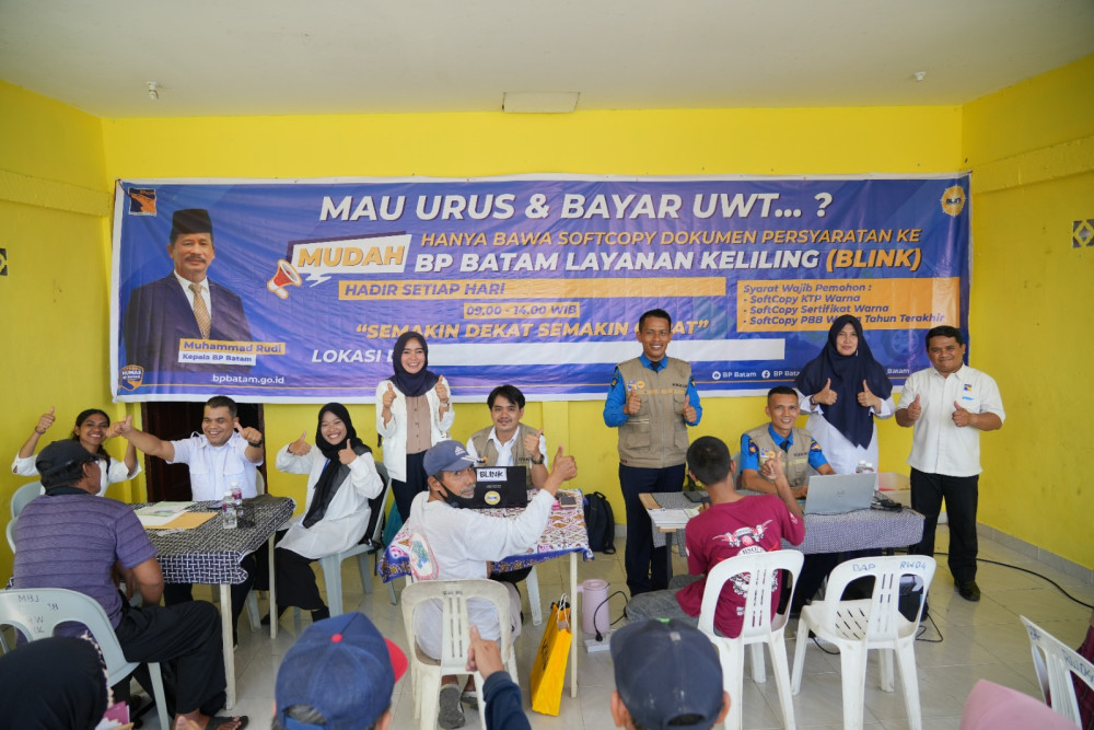 Layanan BLINK langsung jemput bola ke tengah masyarakat Batam.