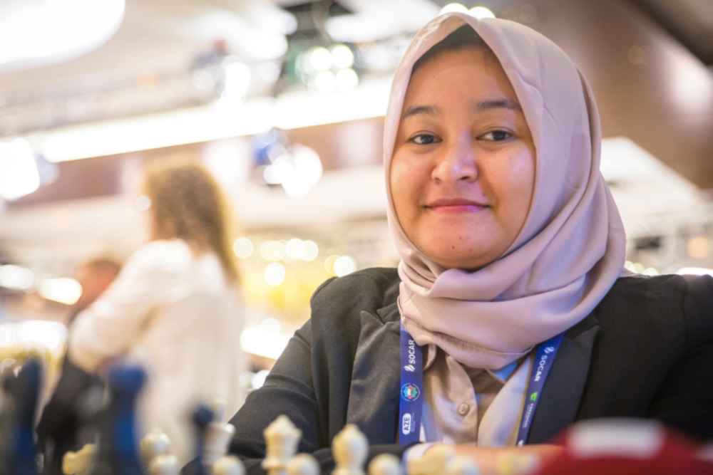  Sejarah! Medina Warda Aulia Lolos 16 Besar Piala Dunia Catur 2023