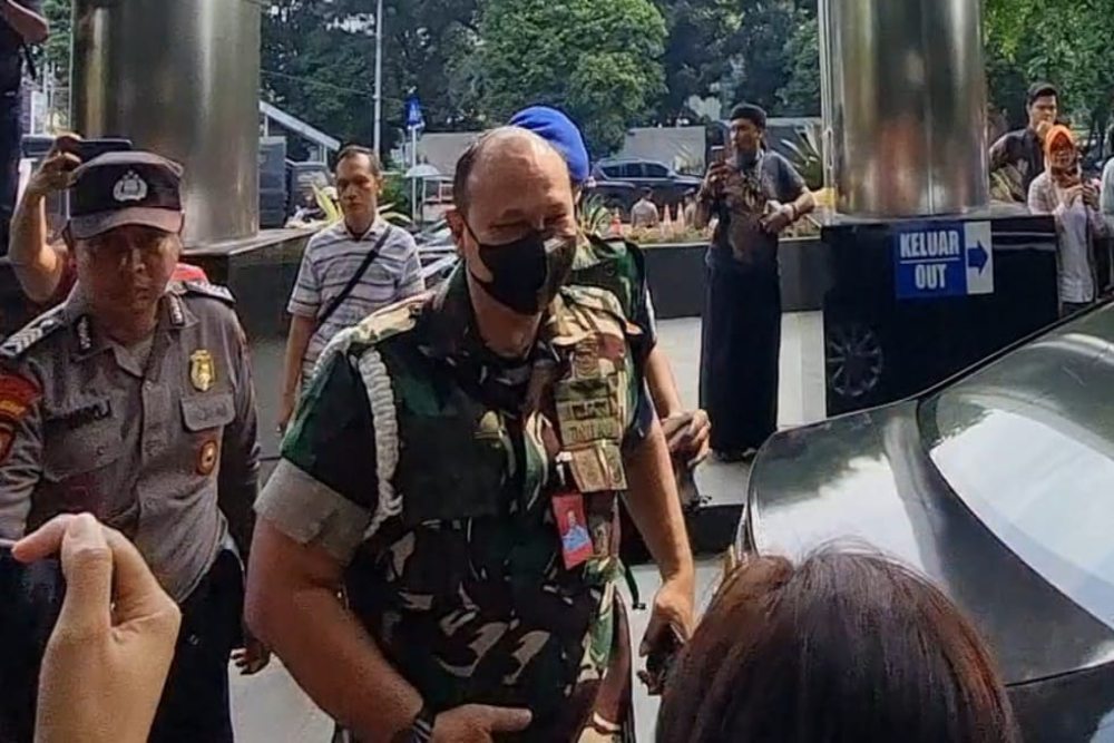  Puspom TNI Duga Mayor Dedi dkk Unjuk Kekuatan di Polrestabes Medan