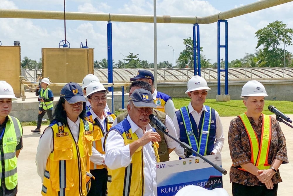  Menteri PUPR Kunjungi Proyek IPAL Senilai Rp1,2 Triliun di Palembang