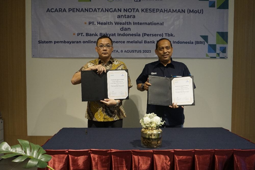  PT HWI MOU dengan BRI untuk Sistem Pembayaran E-commerce