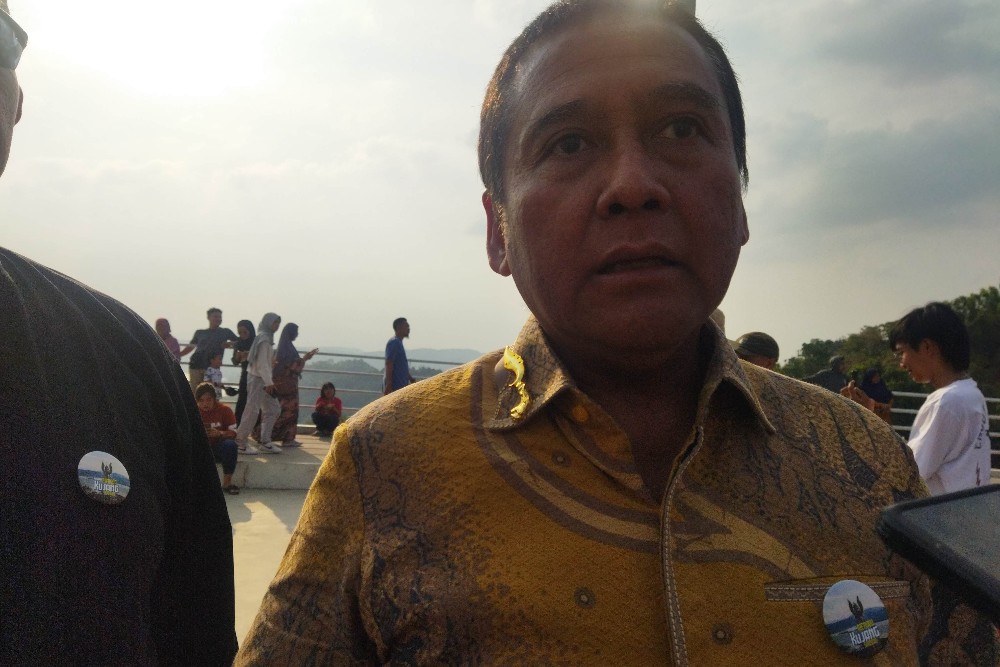  Hariyadi Sukamdani Nilai Menara Kujang Sapasang Modal Kuat Tarik Wisatawan ke Sumedang