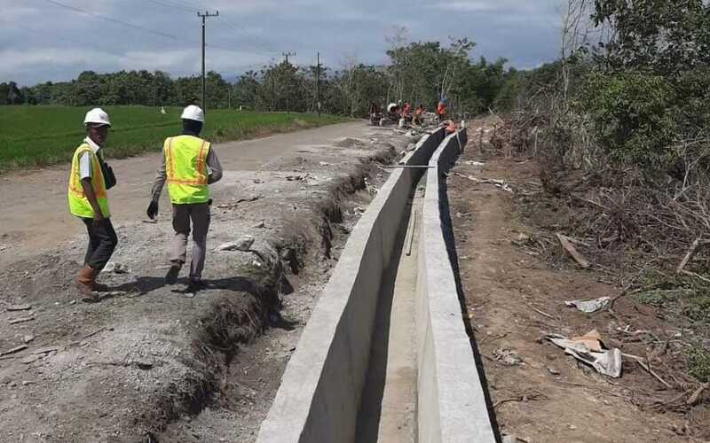 Kondisi Ruas Tanabatue - Sanrego - Palattae di Kabupaten Bone tengah dalam proses rekonstruksi./Pemprov Sulsel
