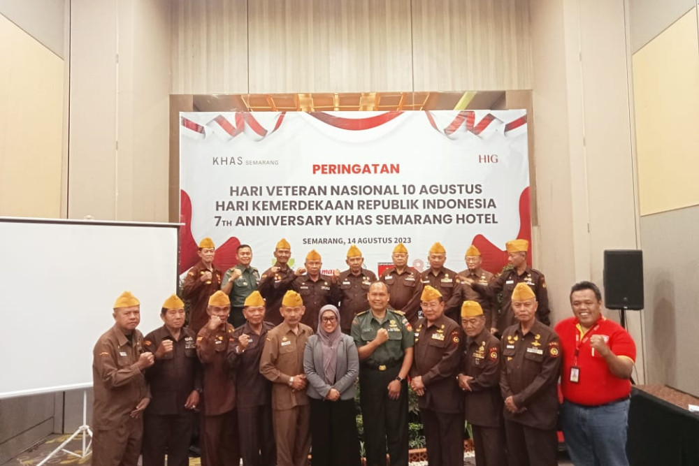  Hotel Khas Semarang Peringati HUT ke-7 Bersama Para Veteran