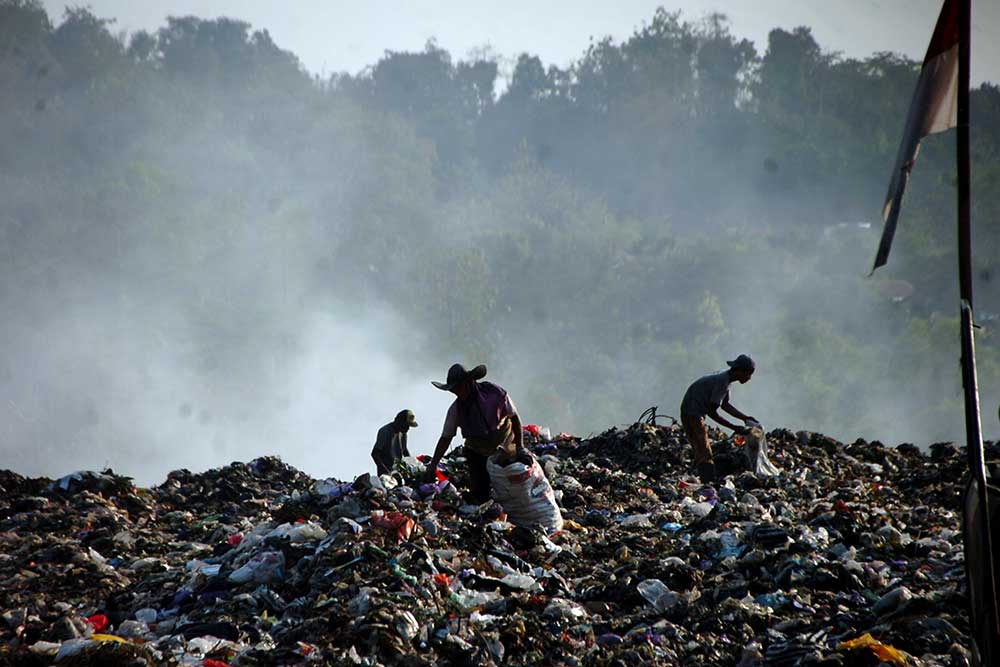  Sampah di TPA Tegal Kembali Terbakar