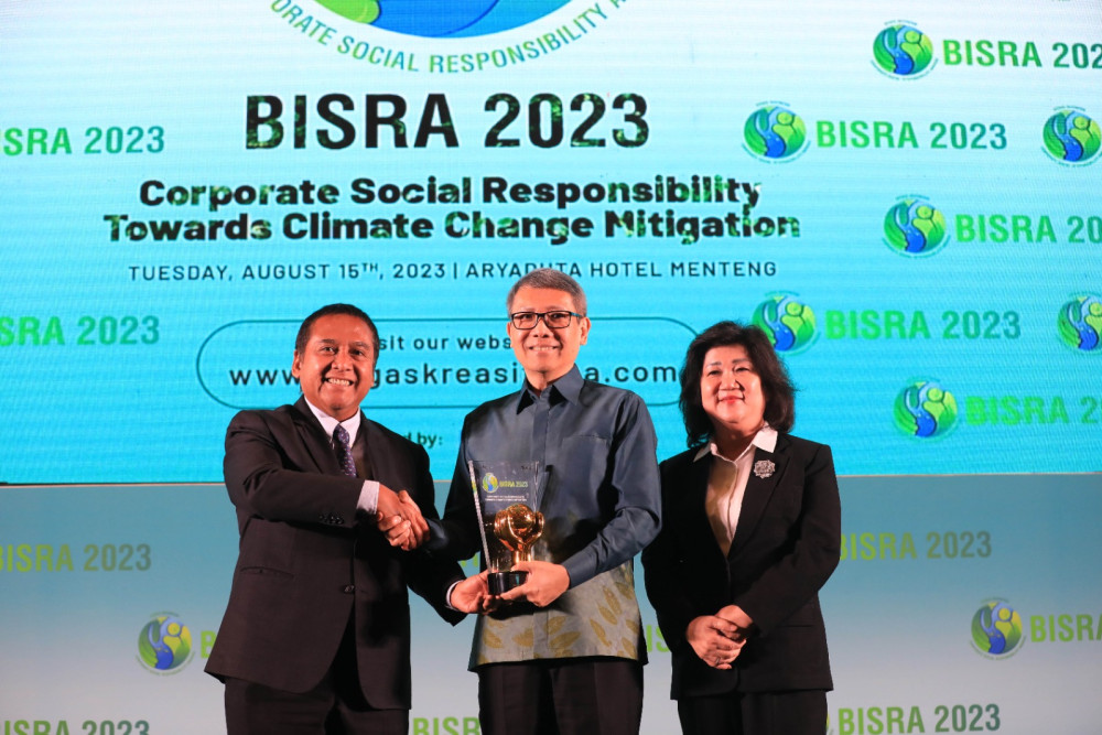  Adaro (ADRO) Sabet Best Awards for Social Elements di BISRA 2023
