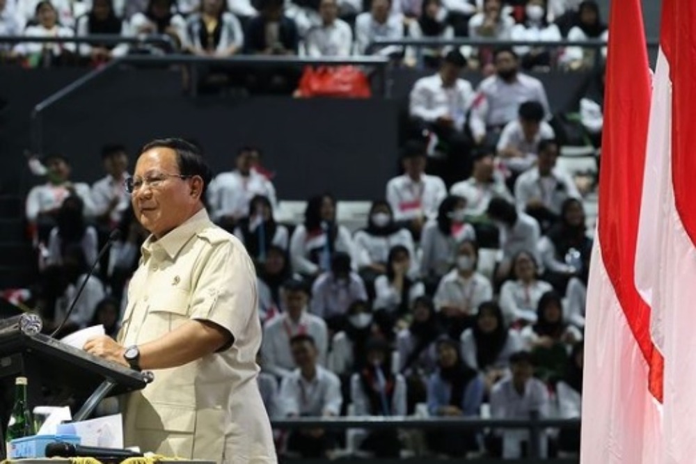  Prabowo Ingin Sediakan Makan Siang dan Susu Gratis untuk Anak Sekolah