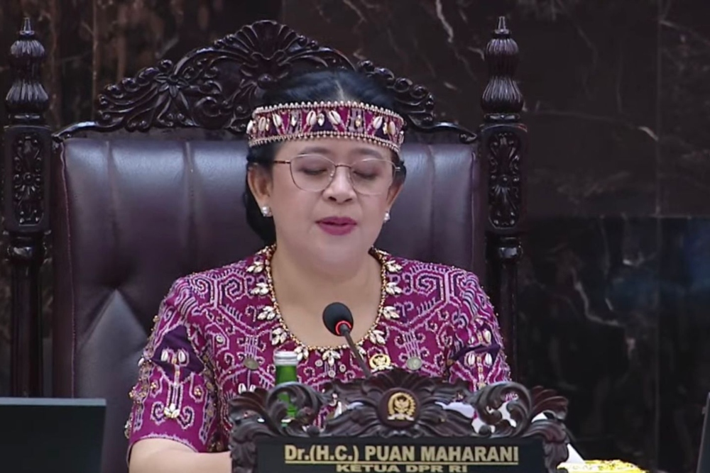  Di Depan Jokowi, Puan Maharani Beberkan Prestasi Anggota DPR