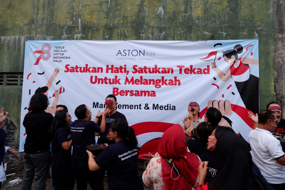  Aston Inn Pandanaran Semarang Rayakan HUT Kemerdekaan Bersama Wartawan
