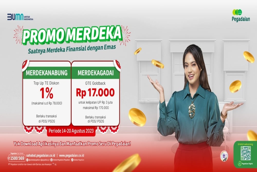  Saatnya Merdeka Finansial dengan Emas Bersama Pegadaian