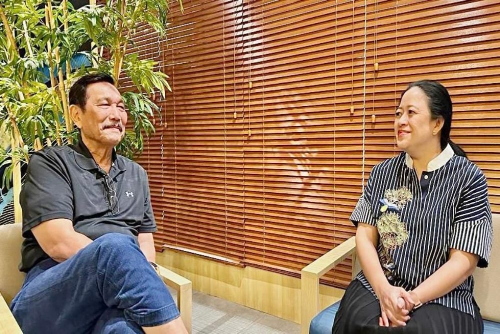  Tepis Rumor PDIP Eksklusif, Puan Pamer Foto Bareng Luhut