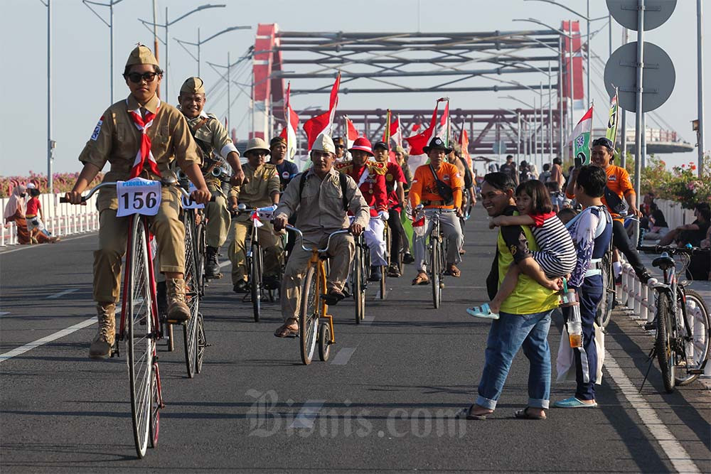  Jambore Sepeda Tua Nasional di Surabaya