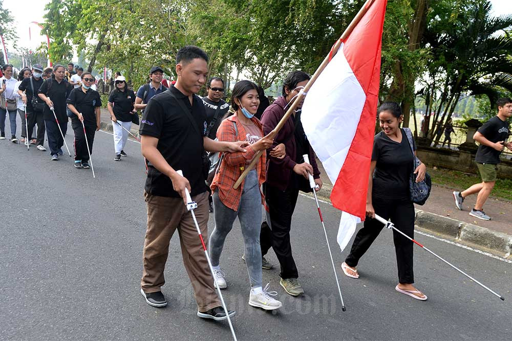  Rally Tongkat Adaptif Tunanetra di Bali
