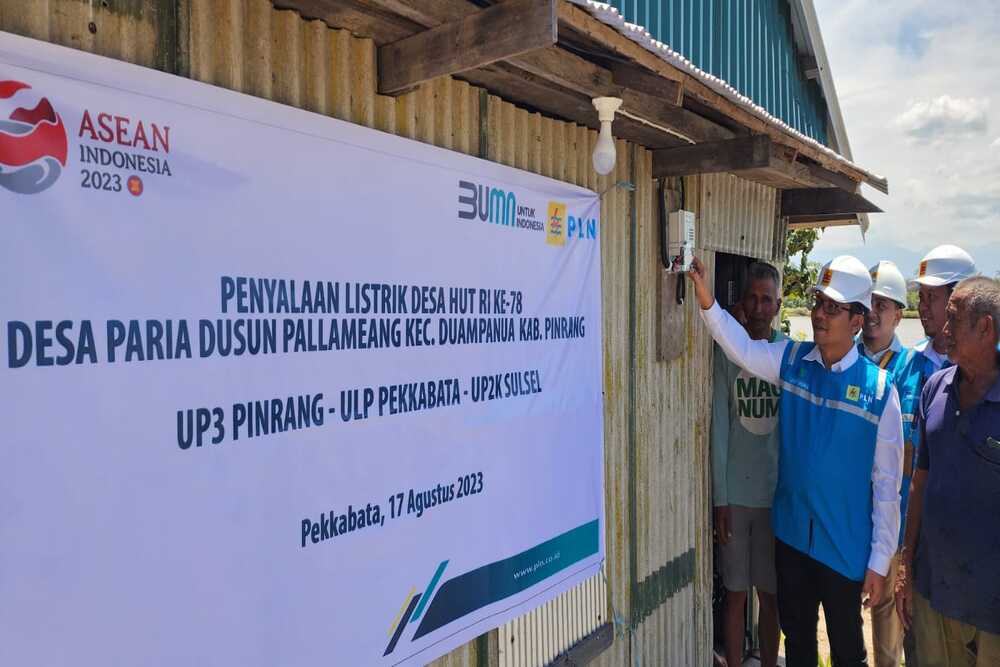 Foto: Jangkau Daerah 3T, Tiga Desa di Sulsel Telah Dilistriki